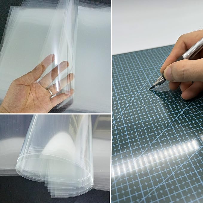 20PCS 4 Mil 12 X 24 Inch Clear Plastic Sheets, Blank Mylar Stencil Sheets - Image 5