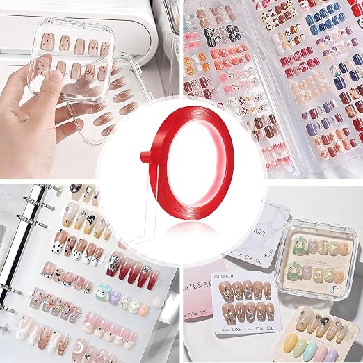 Double Sided Tape for Nails Double Tape for Nail Salon Supplies | 6 Rolls - Image 7