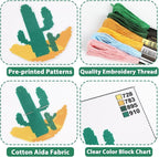 ZOIIWA 6PCS Cross Kits for Beginners DIY Embroidery Kit for Adults Boho Cross - Image 4