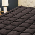 HYLEORY California King Mattress Pad Quilted Fitted Mattress Protector Cooling by HYLEORY-YourBeddingExpert
