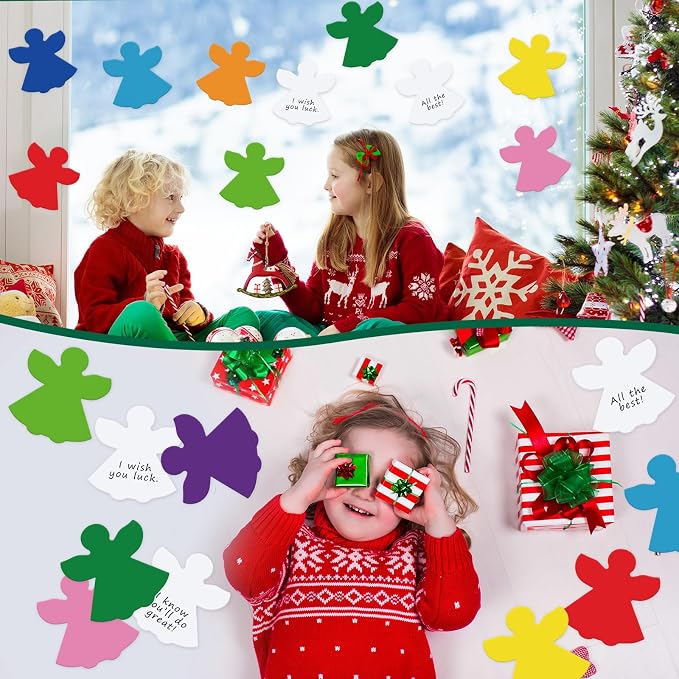 Qilery 100 Pcs Large Angel Cutouts - Image 5