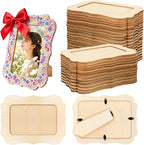 VOKOY 45 Pack DIY Wooden Picture Frames by VOKOY