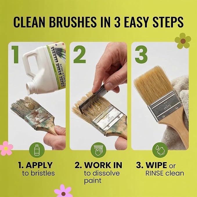 Green Piece® Paint Brush Cleaner & Restorer – 100% Natural, Non-Toxic Formula – - Image 7