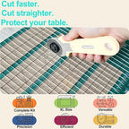 16.5" x 16.5" Square Slotted Quilting Ruler - Image 7