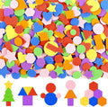 CCINEE 1218 Pcs Foam Stickers 7 Colors Self Adhesive Foam Shapes Sticker by CCINEE