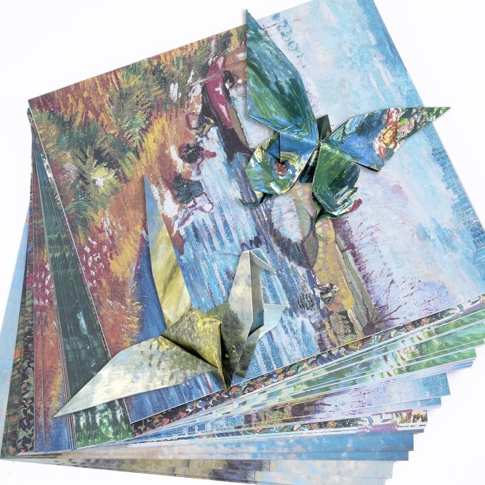 Origami Paper Kit 100 Sheets 6 Inch Square Double Sided Color 20 Vivid Colors - Image 5