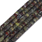 150Pcs 4×2mm Natural Dragon Blood Jasper Spacer Stone Beads - Image 3