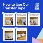TapeManBlue Clear Transfer Tape - Image 6