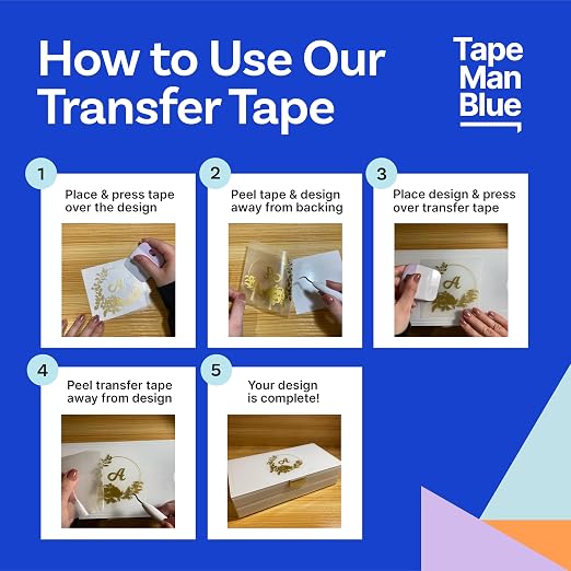 TapeManBlue Clear Transfer Tape - Image 6