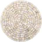 Large Hole Beads Spacer Beads White Assorted European Craft Big Beads Large by BRACELETMAKINGKIT