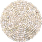 60Pcs Large Hole Beads Spacer Beads White Assorted European Craft Big Beads by BRACELETMAKINGKIT