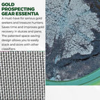 SE 13.25 Inch Wide Stackable Classifier Gold Prospecting Pan - Image 5