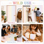 Colorful Checkered Bulletin Board Roll Non-Woven Fabric Poster 16in X 12ft | - Image 6