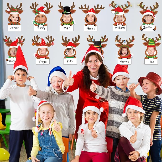 48 Set Christmas DIY Elk Cutouts - Image 7