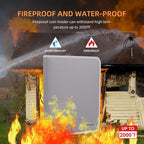 400-Pocket Fireproof Coin Collection Book & 36 Paper Money Organizer Binder | - Image 2