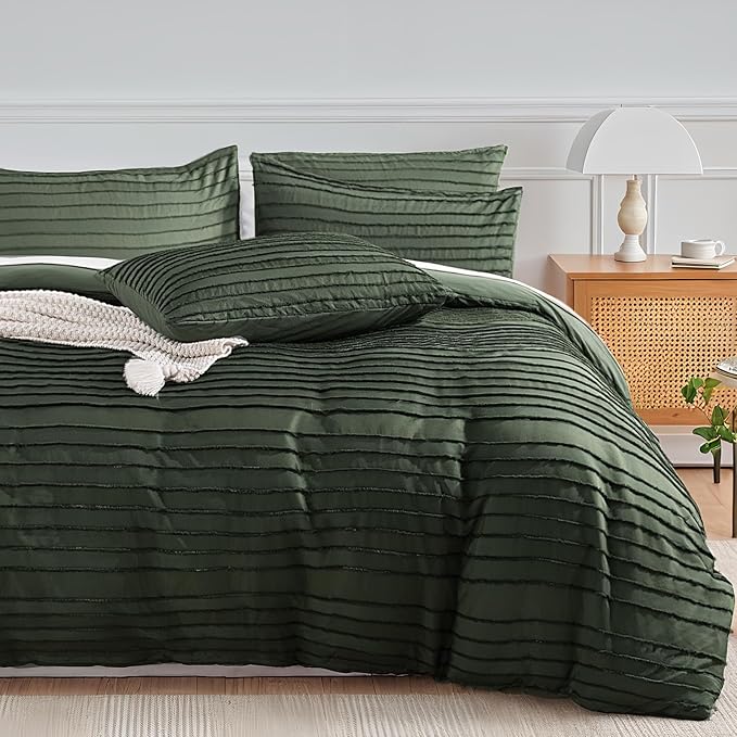 NEXHOME PRO Duvet Cover, 3 Pieces Boho Tufted Duvet Cover Set, Soft and by NEXHOMEPRO