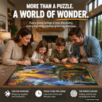 Puzzles for Adults 1000 Pieces, 2 Pack Unique 1000 Piece Lake and Night View - Image 4
