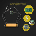 KOTTO Helping Hands Soldering, Third Hand Soldering Tool PCB Holder Four Arms - Image 5