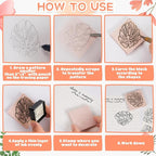 Frienda 48 Pcs 2" X 2" Rubber Carving Blocks Linoleum Blocks - Image 4