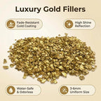 HappyFiller 0.81 LB Golden Nuggets Crushed Glass - Image 2