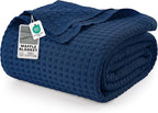 Utopia Bedding 100% Cotton Waffle Weave Blanket Queen Size by UTOPIABEDDING