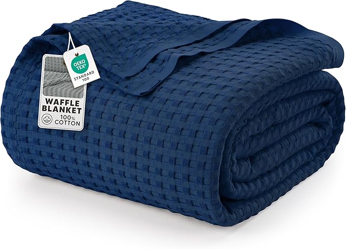Utopia Bedding 100% Cotton Waffle Weave Blanket Big Size by UTOPIABEDDING
