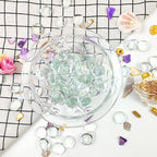 FANTIAN 5Lb Clear Glass Pebbles, Flat Glass Marbles, Decorative Glass Gem Stones - Image 6