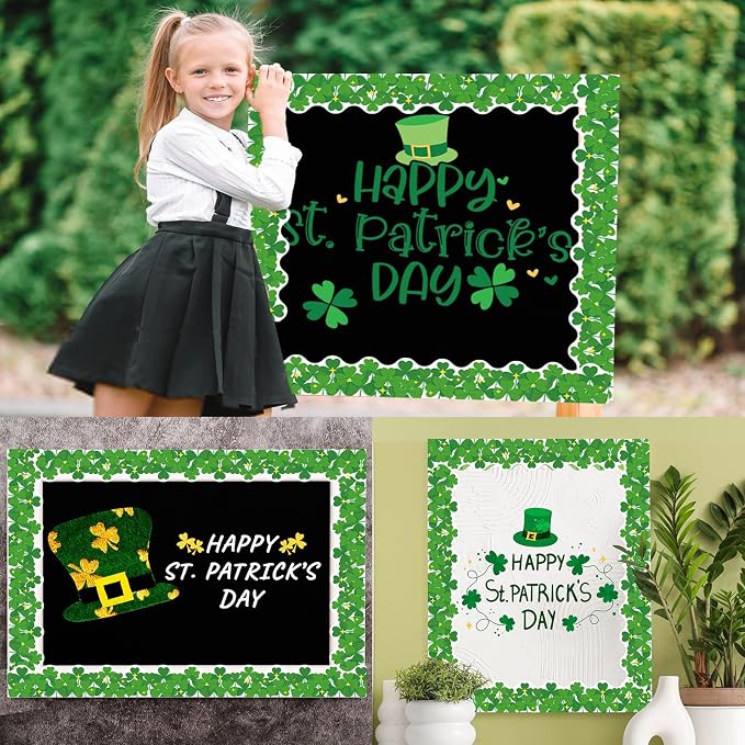 69Ft St. Patrick's Day Shamrock Bulletin Board Borders Irish Paper Bulletin - Image 4