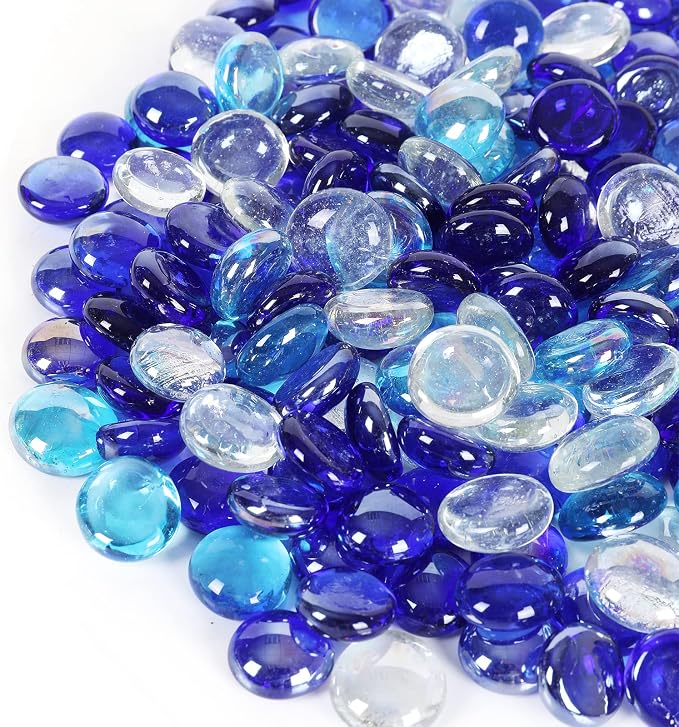 5LB Fire Glass Beads Flat Glass Marbles - Image 7