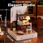 Flever Dollhouse Miniature DIY House Kit Creative Room - Image 2