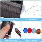 328 Feet Tarnish Resistant Copper Wires 28 Gauge/0.3mm Jewelry Craft Wires - Image 2