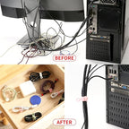 UMUST Silicone Cable Straps, Reusable Cable Ties，Travel Cord Organizer，Wire - Image 6