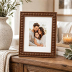 Solid Wood 8x12 Picture Frame Beaded Frame - Image 2