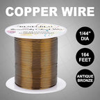 BENECREAT 22 Gauge 55 Yards Jewelry Beading Wire Tarnish Resistant Copper Wire - Image 5