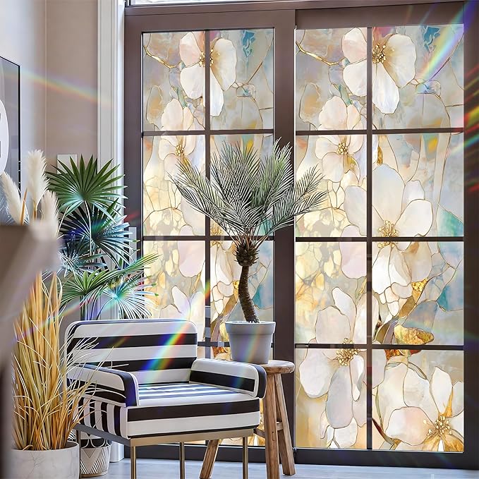 Stained Glass Window Privacy Film Static Cling - Image 3