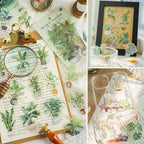 Yoksas 180Pcs Nature Green Potted Plants Stickers - Image 7