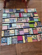 HANPATQUI 50PCS 5 x 5 inch Floral 100% Cotton Fat Quarters Fabric - Image 9