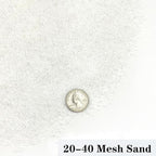 YISZM Aquarium Sand, 20lbs White Fish Tank Sand, Aquarium Gravel Substrate - Image 2