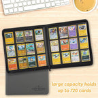 Trading Card Binder, Card Collection Binder Album Folder - Image 6