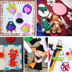 12" x 12" Squares Felt Sheets Fabric, 1mm Thick Halloween Christmas Fabric Fall - Image 7