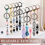 Tondiamo 24 Pcs Beadable Keychain Bars Bulk Beads - Image 2