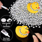 1500pcs 6mm Resin Rhinestones Bulk - Image 5