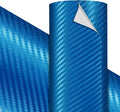 VViViD Premium 3D Electric Blue Carbon Craft Vinyl Roll 1ft x 5ft – Bubble-Free by VVIVIDVINYL