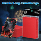 1000 Counts Red Card Sleeves, Matte Sleeve Deck Card Protectors, Trading Card - Image 6
