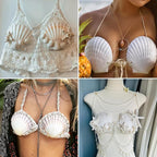 QEQEKAKA 6PCS Scallop Shells 4‘’-4.5" Natural Sea Shells White Hawaiian Scallop - Image 8