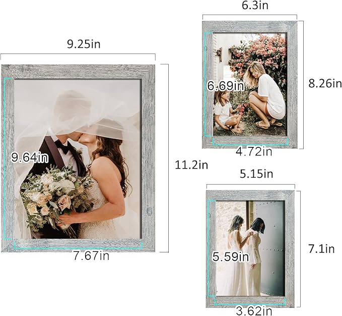 LUCKYLIFE Picture Frame Set 10-Pack, Gallery Wall Frame Collage - Image 5