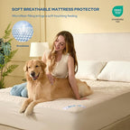 BEDLORE Waterproof Mattress Protector, Full Size Mattress Pad - Image 3