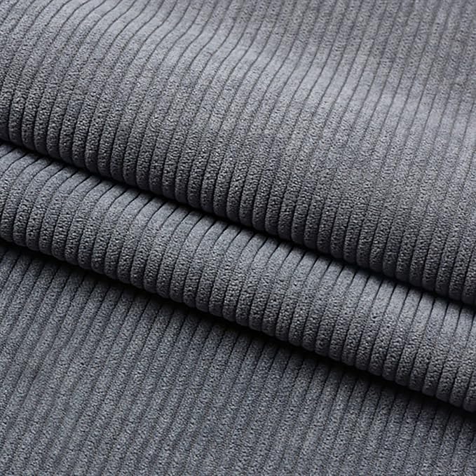 Corduroy Fabric Solid Plain Thick DIY Sewing Crafts Materials Stretch Corduroy by Mintao