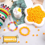 Plastic Pony Beads, for Bracelet, Hair Braiding, Friendship Bracelets, Jewelry - Image 3