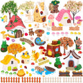 118 PCS Mini Fairy Garden Accessories Kit Miniature Garden Decorations Set Tiny by HIYZI